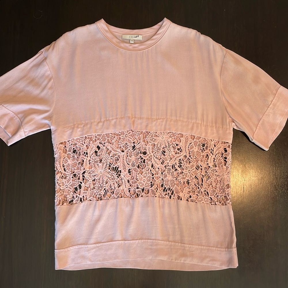 IRO Lace Panel Top